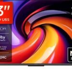 iFFALCON by TCL U65 108 cm (43 inch) Ultra HD (4K) LED Smart Google TV 2025 Edition with MEMC | Dolby Vision-Atmos | HVA Panel & Metallic Bezel-Less (43U65)