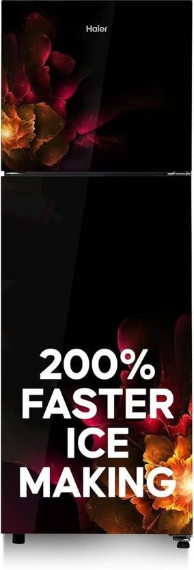 Haier 240 L Frost Free Double Door 2 Star Refrigerator (Viona Glass, HEF-252EVG-P)