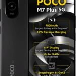 POCO M7 Plus 5G (Carbon Black, 128 GB) (8 GB RAM)