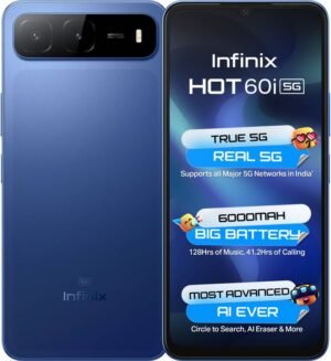 Infinix HOT 60i 5G (Shadow Blue, 128 GB) (4 GB RAM)