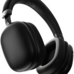 GOBOULT Fluid X 60Hrs, 40mm Drivers, Foldable design, ENC Mic, 5.4v Bluetooth & Wired (Jet Black, On the Ear)