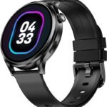 boAt Lunar Discovery Pro, 1.39” HD Display, QR Tray, Emergency SOS, BT Calling Smartwatch (Active Black Strap, Free Size)