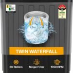 VW 7.5 kg Semi Automatic Top Load Washing Machine Black, Grey (AquaSpin0075P)