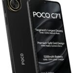 POCO C71 – Locked with Airtel Prepaid (Power Black, 64 GB) (4 GB RAM)