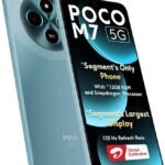 POCO M7 5G – Locked with Airtel Prepaid (Ocean Blue, 128 GB) (6 GB RAM)