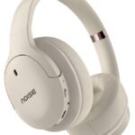 Noise Airwave Max 4 with 70 Hours Playtime,ENC wiith Dual pairing & Ultra-low latency Bluetooth (Calm Beige, On the Ear)