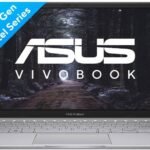 ASUS Vivobook 14 (2025) with Office 2024 + M365 Basic*, Backlit Keyboard, Intel Core i3 13th Gen 1315U – (8 GB/512 GB SSD/Windows 11 Home) X1404VA-EB321WS Thin and Light Laptop (14 inch, Transparent Silver, 1.4 kg, With MS Office)