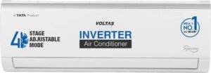 Voltas 2024 Model 1 Ton 3 Star Split Inverter AC (123V Vectra Elite-1(4503714), White)