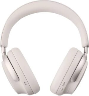 Bose New QuietComfort Ultra Headphones with Spatial Audio,NC & Upto 24hr Battery Life Bluetooth Gaming (White, On the Ear)