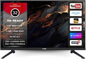 HUIDI 80 cm (32 Inch) HD Ready LED Smart Android Based TV with Game Mode (HD4FS PRO)