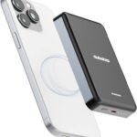 Dubstep 10000 mAh 20 W Wired & Wireless With MagSafe Compact Pocket Size Power Bank (Black, Lithium Polymer, Fast Charging for Mobile, Earbuds, Smartwatch, Speaker)