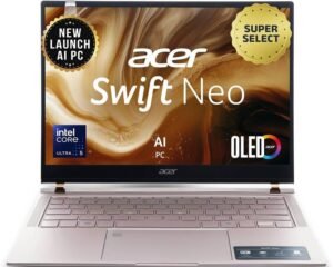 Acer Swift Neo OLED AI PC Intel Core Ultra 5 115U - (16 GB/512 GB SSD/Windows 11 Home) SFN14-54H Thin and Light Laptop (14 Inch, Metallic Brown, 1.3 Kg, With MS Office)