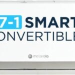 MOTOROLA 2025 Model 1.5 Ton 3 Star Split Inverter with Wi-fi 7-in-1 Convertible with Rapid cool technology AC (153IPG25WMS, White)