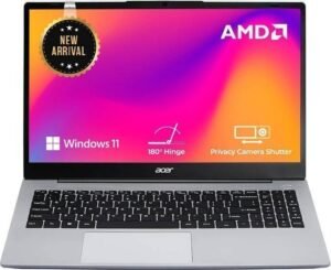 Acer Aspire 15 AMD Ryzen 5 Hexa Core 7430U - (16 GB/512 GB SSD/Windows 11 Home) Aspire AS15-42 Thin and Light Laptop (15.6 Inch, Silver, 1.79 Kg)
