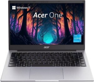 Acer One Intel Core i3 11th Gen 1115G4 - (8 GB/512 GB SSD/Windows 11 Home) AO 14 Z 8-415 Thin and Light Laptop (14 Inch, Silver, 1.49 Kg)