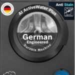 BOSCH 8 kg Fully Automatic Front Load Washing Machine with In-built Heater Black (WAJ2826CIN)