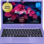 Acer Aspire 3 Intel Celeron Dual Core – (8 GB/256 GB SSD/Windows 11 Home) A311-45 Thin and Light Laptop (11.6 inch, Crimson Purple, 1.0 kg)