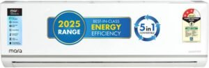 MarQ by Flipkart 2025 Model 2 Ton 3 Star Split Inverter 5-in-1 Convertible with Turbo Cool Technology AC (203IPG25WQ, White)