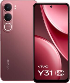 vivo Y31 5G (Rose Red, 128 GB) (6 GB RAM)