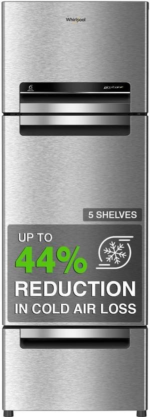 Whirlpool 240 L Frost Free Triple Door Refrigerator (Arctic Steel, FP 263D PROTTON ROY ARCTIC STEEL(N))