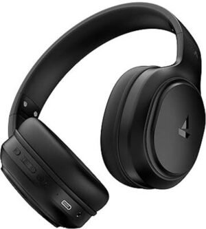 boAt Rockerz 430, 40ms Latency, 40H Battery, Stream Ad Free Music via App, Bluetooth (Iris Black, On the Ear)