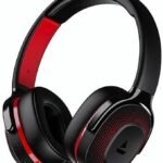 boAt Rockerz 413,60H Battery,ENx, BEAST Mode, Dual Pair, Stream Ad Free Music via App Bluetooth (Black, Red, On the Ear)