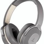 boAt Rockerz 413,60H Battery,ENx, BEAST Mode, Dual Pair, Stream Ad Free Music via App Bluetooth (Ash Grey, On the Ear)