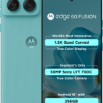 MOTOROLA Edge 60 Fusion 5G (PANTONE Amazonite, 256 GB) (8 GB RAM)