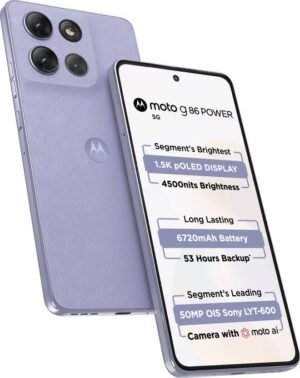 MOTOROLA G86 Power 5G (Pantone Cosmic Sky, 128 GB) (8 GB RAM)