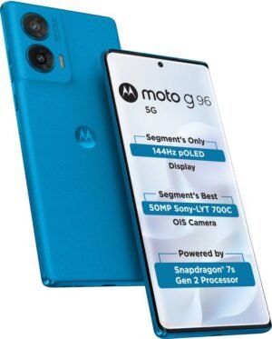 MOTOROLA G96 5G (Pantone Dresden Blue, 128 GB) (8 GB RAM)