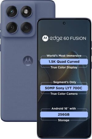 MOTOROLA Edge 60 Fusion 5G (PANTONE Slipstream, 256 GB) (8 GB RAM)