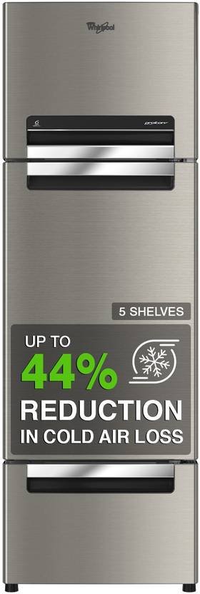 Whirlpool 235 L Frost Free Triple Door Refrigerator with Zeolite Technology, Microblock Technology (Radiant Steel, FP 253D PROTTON ROY RADIANT STEEL(Z))
