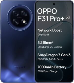 OPPO F31 Pro+ 5G (Gemstone Blue, 256 GB) (8 GB RAM)
