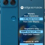 MOTOROLA Edge 60 Fusion 5G (PANTONE Mykonos Blue, 256 GB) (8 GB RAM)