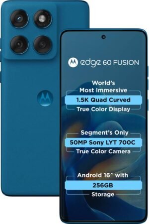 MOTOROLA Edge 60 Fusion 5G (PANTONE Mykonos Blue, 256 GB) (8 GB RAM)