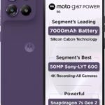 MOTOROLA g67 power 5G (Pantone Parachute, 128 GB) (8 GB RAM)
