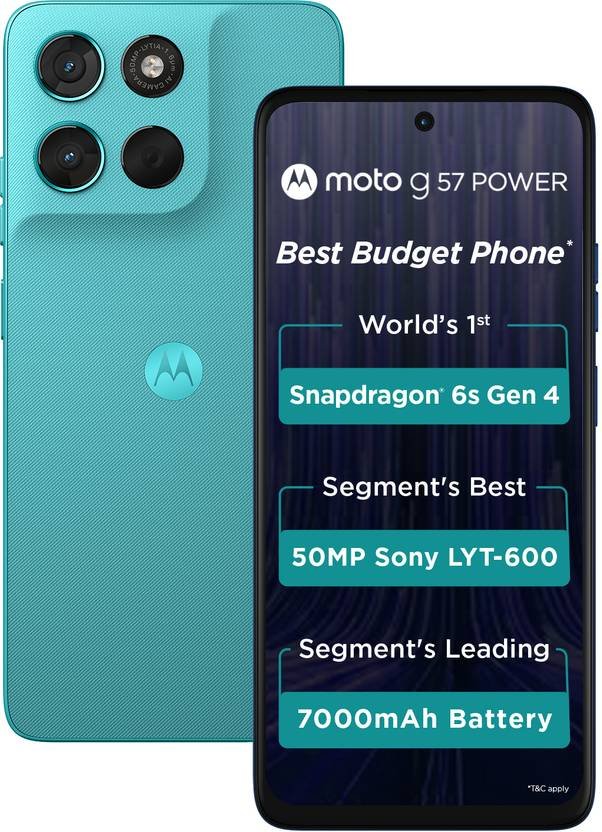 MOTOROLA g57 power 5G (Pantone Fluidity, 128 GB) (8 GB RAM)