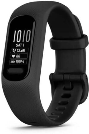 GARMIN Vivosmart 5 (Black Strap, Size : Large)
