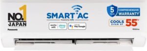 Panasonic 2025 Model 1 Ton 3 Star Split Inverter with Wi-fi AC (CS-SU12AKY3W/CU-SU12AKY3W, White)