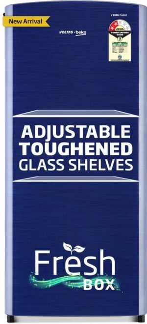 Voltas Beko by A Tata Product 183 L Direct Cool Single Door 2 Star Refrigerator (Hairline Blue, RDC215D/S0XER0M0000GO)