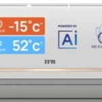 IFB 2025 Model 1.5 Ton 3 Star Hot and Cold Split Inverter AC (HI1831G223GM2, White, Gold)