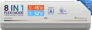 IFB 2025 Model 1.5 Ton 3 Star Hot and Cold Split Inverter AC (HI1831G223GM2, White, Gold)