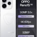 OPPO Reno15 5G (Glacier White, 256 GB) (8 GB RAM)