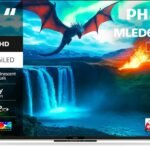 PHILIPS 164 cm (65 inch) Ultra HD (4K) Mini LED Smart Google TV with Local Dimming Dolby Vision & HDR10+ 36W Dolby Atmos 120Hz Game Accelerator Filmmaker Mode Wider Colour Gamut Ultra Narrow Bezel 2GB RAM + 32 GB Storage (65MLED610/94)