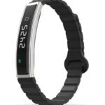 Pebble Arq Digital Display, Heart Rate, SpO2,Sleep Tracker,Magnetic Strap,Premium Build (Jet Black Strap, Size : Free Size)