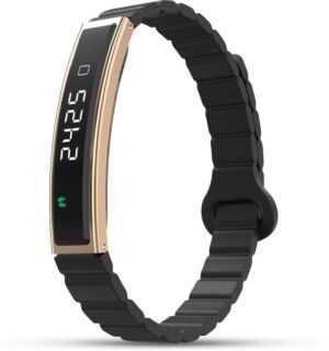 Pebble ARQ (Black Strap, Size : Free Size)