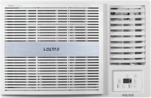 Voltas 2025 Model 1.5 Ton 3 Star Window Inverter Turbo Cooling | Energy Efficient | High ambient Cooling-cools even at 50�C | Filter Clean Indicator AC (183 Vectra Pearl(4011475), White)