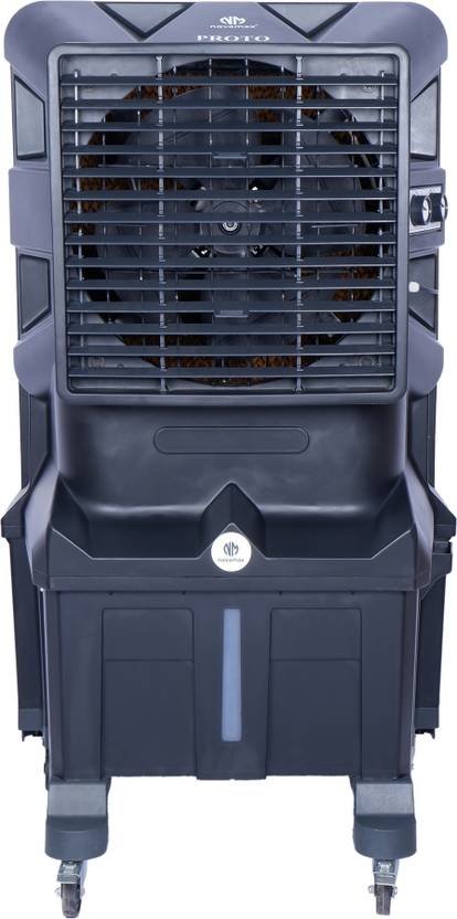novamax 75 L Desert Air Cooler (Grey, Proto 75 L Desert Air Cooler With Honeycomb Cooling & Auto Swing Technology)