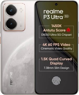 realme P3 Ultra 5G (Glowing Lunar White, 128 GB) (8 GB RAM)
