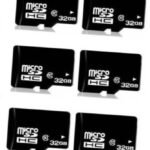 PTCMart Pack Of 6 32 GB SD Card pro Class 10 48 MB/s Memory Card Pro 32 GB MicroSD Card Class 10 140 MB/s Memory Card Compatible with Camera, Computer, Gaming Console, Mobile, Tablet